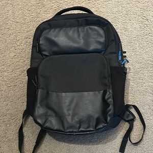 Dell Black and Blue Men's Backpack